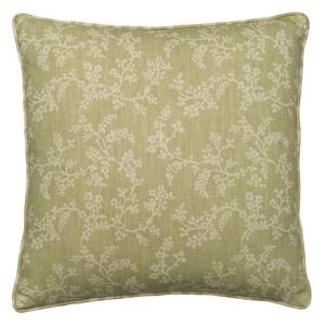 Vine Fennel, Sustainable Feather, Cushion - Andrew Martin Eco-conscious & Cotton & Cotton Blend & Linen & Linen Blend Floral