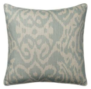 Otter Duck Egg, Sustainable Feather, Cushion - Andrew Martin Eco-conscious & Cotton & Cotton Blend & Linen & Linen Blend Ikat