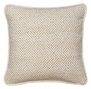 Driftwood Hessian, 50/50% Wool And Feather Mix, Cushion, 55cm x 55cm - Andrew Martin Woolkeepers Eco-conscious & Wool & Feather Filling & Cotton Blend