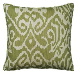 Otter Leaf, Sustainable Feather, Cushion - Andrew Martin Eco-conscious & Cotton & Cotton Blend & Linen & Linen Blend Ikat