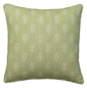 Buttercup Fennel, Sustainable Feather, Cushion - Andrew Martin Eco-conscious & Cotton & Cotton Blend & Linen & Linen Blend Floral