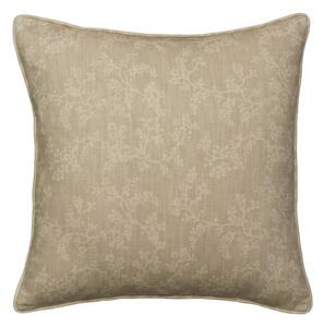 Vine Stone, Sustainable Feather, Cushion - Andrew Martin Cotton & Cotton Blend & Linen & Linen Blend Floral