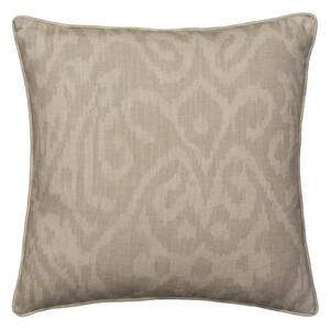 Otter Stone, Sustainable Feather, Cushion - Andrew Martin Chenille & Cotton & Linen & Linen Blend Ikat