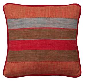 Es Cavalet 3, Sustainable Feather, Cushion, 55CM X 40CM - Andrew Martin Cotton Blend Stripe