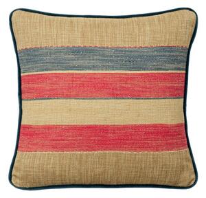 Es Cavalet 2, Sustainable Feather, Cushion, 55CM X 40CM - Andrew Martin Cotton Blend Stripe