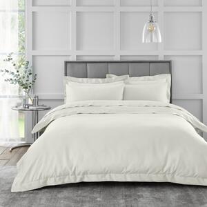 Hotel Cotton 230 Thread Count Sateen Cream Duvet Cover cream