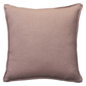 Rocco Heather, Sustainable Feather, Cushion, 55cm x 55cm - Andrew Martin With Trim/Fringe & Linen & Linen Blend Plain