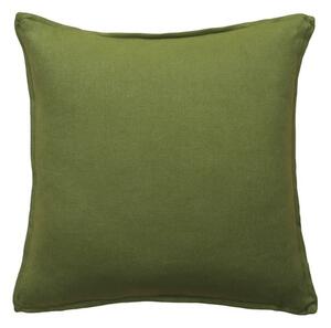 Rocco Leaf, Sustainable Feather, Cushion, 55cm x 55cm - Andrew Martin With Trim/Fringe & Linen & Linen Blend Plain