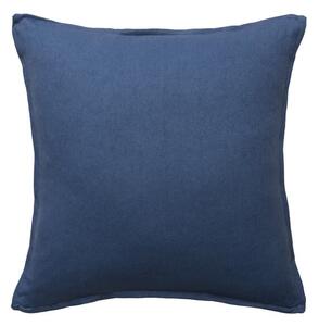 Rocco Denim, Sustainable Feather, Cushion, 55cm x 55cm - Andrew Martin With Trim/Fringe & Linen & Linen Blend Plain