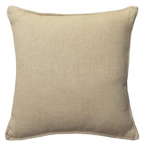 Rocco Natural, Sustainable Feather, Cushion, 55cm x 55cm - Andrew Martin With Trim/Fringe & Linen & Linen Blend Plain