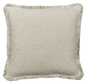 Roma Ivory, Sustainable Feather, Cushion - Andrew Martin Sophie Paterson Linen Blend & Velvet Plain & Plain Texture