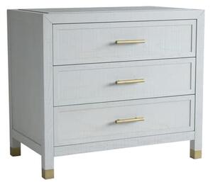 Raffles Nightstand White, Chest of Drawers - Andrew Martin