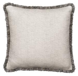 Canalasso Cloud, Sustainable Feather, Cushion - Andrew Martin Sophie Paterson With Trim/Fringe & Cotton Blend & Linen Blend Stripe