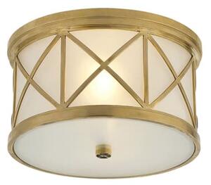 Montpelier Ceiling Light Small Brass, Ceiling Light, Small, Hand-Rubbed Antique Brass - Andrew Martin