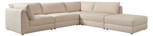 Bundum Section Sofa in Linen | Large Corner Sofa - Andrew Martin