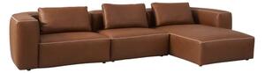 Joshua Sectional Sofa | Leather Corner Sofa - Andrew Martin