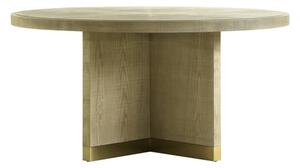 Raffles Round Dining Table Natural, Dining Table, Round - Andrew Martin