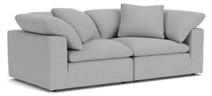 Truman Large Sectional Sofa in Grey Linen - Andrew Martin