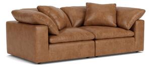 Truman Large Tan Leather Sofa | Leather Corner Sofa - Andrew Martin