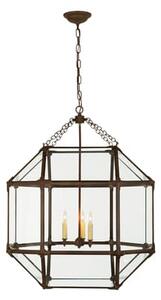 Morris Pendant Antique Zinc, Pendant Light, Small - Andrew Martin