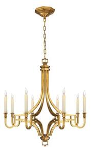 Mykonos Chandelier Brass, Antique-Burnished Brass - Andrew Martin