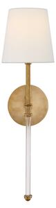 Camille Wall Light Brass, Wall Light, Hand-Rubbed Antique Brass - Andrew Martin