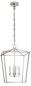 Darlana Pendant Nickel, Pendant Light, Mini, Polished Nickel - Andrew Martin