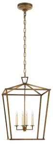 Darlana Pendant Gilded Iron, Pendant Light, Small - Andrew Martin