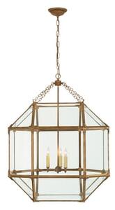 Morris Pendant Iron, Pendant Light, Small, Gilded Iron - Andrew Martin