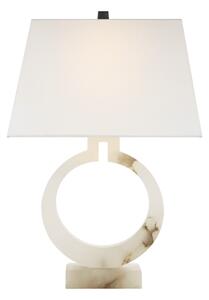 Ring Form Table Lamp Alabaster, Table Lamp, Large - Andrew Martin