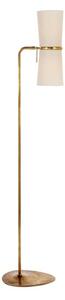 Clarkson Floor Lamp Brass, Floor Lamp, Hand-Rubbed Antique Brass - Andrew Martin