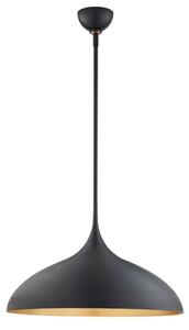 Agnes Pendant Light, Black, Large - Andrew Martin