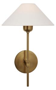 Hackney Wall Light Brass, Wall Light, Hand-Rubbed Antique Brass - Andrew Martin