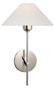 Hackney Wall Light Nickel, Wall Light, Polished Nickel - Andrew Martin