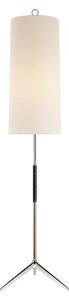 Frankfort Floor Lamp Nickel, Floor Lamp, Polished Nickel - Andrew Martin