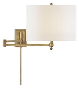 Hudson Wall Light Brass, Wall Light, Hand-Rubbed Antique Brass - Andrew Martin