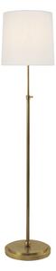 Bryant Floor Lamp Brass, Floor Lamp, Hand-Rubbed Antique Brass - Andrew Martin