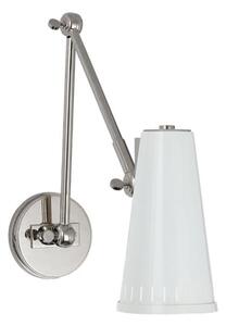 Antonio Wall Light Nickel, Wall Light, Polished Nickel - Andrew Martin