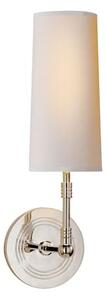 Ziyi Wall Light Nickel, Wall Light, Polished Nickel - Andrew Martin