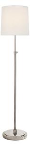 Bryant Floor Lamp Nickel, Floor Lamp, Polished Nickel - Andrew Martin