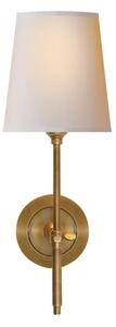 Bryant Wall Light Brass, Wall Light, Hand-Rubbed Antique Brass - Andrew Martin