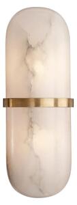 Melange Capsule Wall Light Brass, Wall Light, Antique-Burnished Brass - Andrew Martin