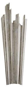 Claymore Wall Light Silver, Wall Light, Medium, Burnished Silver Leaf - Andrew Martin