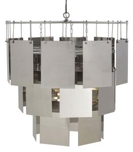 Marilyn Chandelier Steel, Pendant Light, Large - Andrew Martin Kelly Hoppen