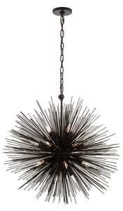 Strada Pendant Iron, Pendant Light, Medium, Aged Iron - Andrew Martin