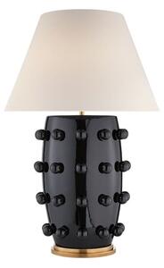 Linden Table Lamp Black, Table Lamp, Medium - Andrew Martin