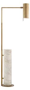 Alma Floor Lamp Brass, Floor Lamp, Antique-Burnished Brass - Andrew Martin