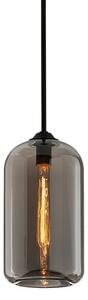 District Pendant Smoked, Pendant Light, Small, Smoked Glass - Andrew Martin