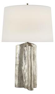 Sierra Table Lamp Silver, Table Lamp, Burnished Silver Leaf - Andrew Martin