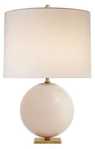 Elsie Table Lamp Blush, Table Lamp, Blush (Cream Shade) - Andrew Martin